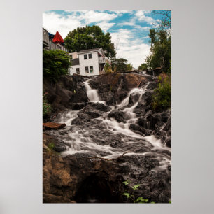 Poster Chutes Megunticook, Camden, Maine