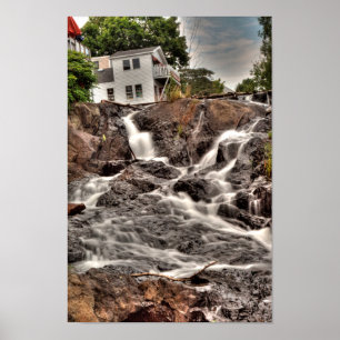 Poster Chutes Megunticook, Camden, Maine