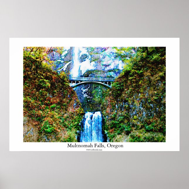 Poster Chutes Multnomah (Devant)