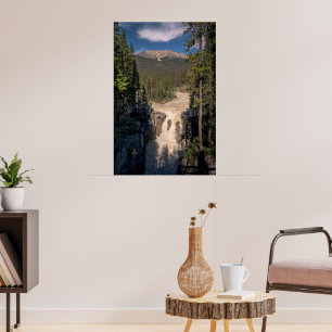 Poster Chutes Sunwapta, Cascade Photographie