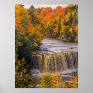 Poster Chutes supérieures aux couleurs automnales