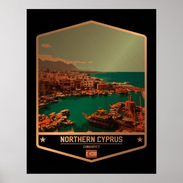 Poster Chypre du Nord (Devant)
