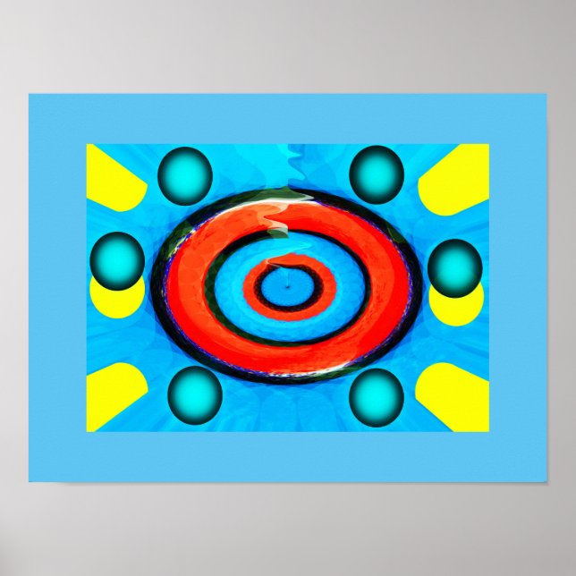 Poster Cible atomique (Devant)