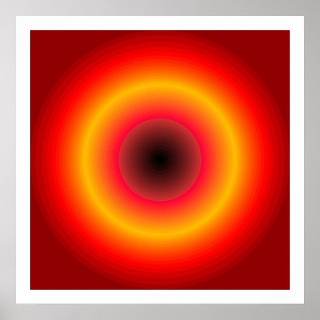 Poster Cibles concentré d'art pop 01 (Devant)