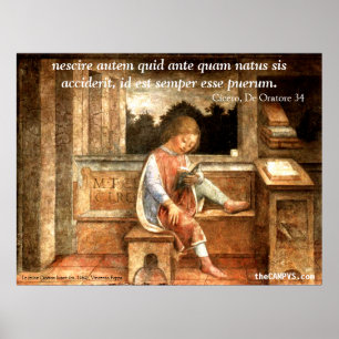 Poster Cicero : livre d'autem de nescire…