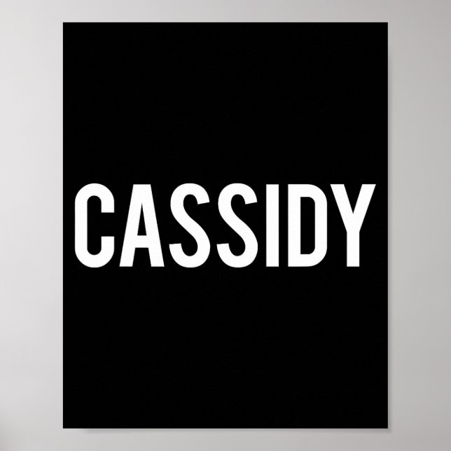 Poster Cidy - Cool New Funny Name Fan Gift Tee  (Devant)