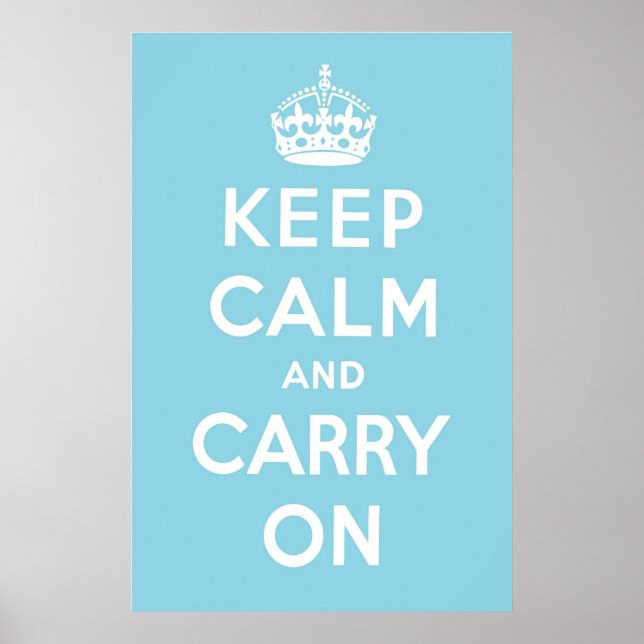 Poster Ciel bleu (Devant)