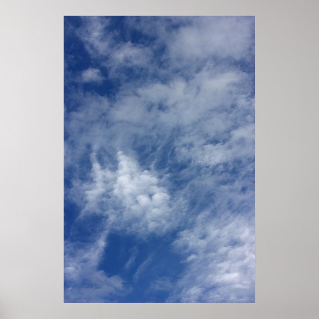 Poster Ciel bleu. (Devant)