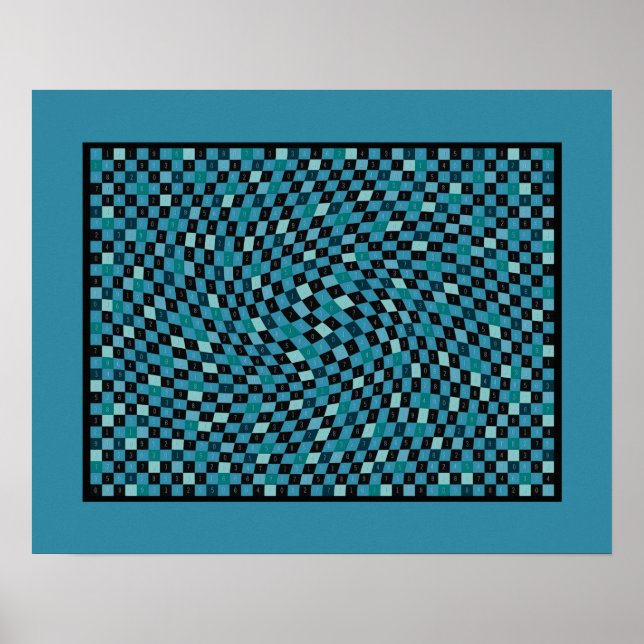 Poster Ciel bleu 1200 Pièces de pi (Devant)