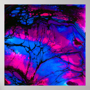 Poster Ciel bleu et rose acrylique pour l'art