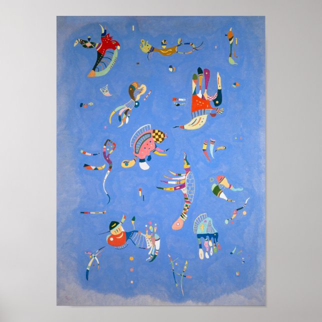 Poster Ciel bleu | Kandinsky | (Devant)