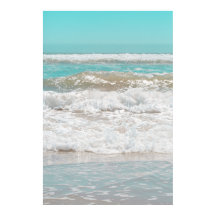 Ciel bleu turquoise Océan Vagues de mer Mousse
