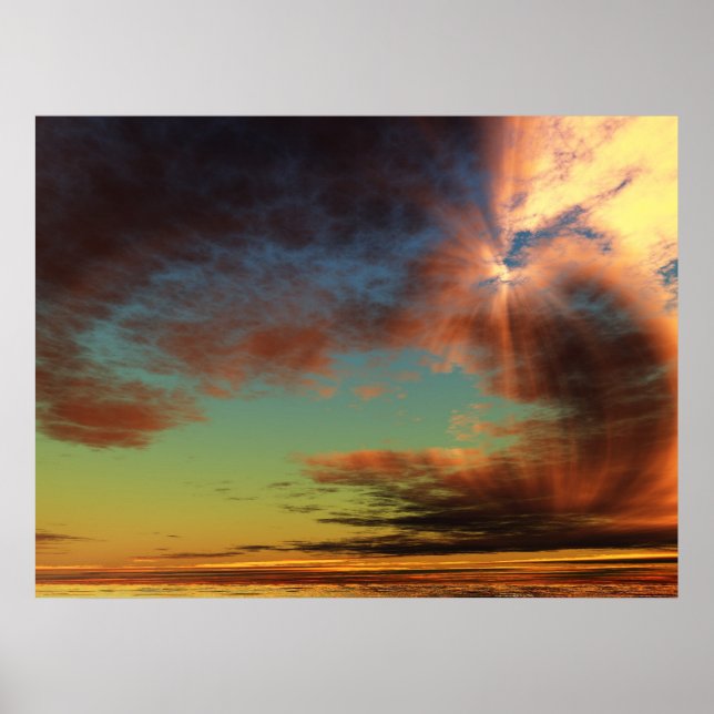 Poster Ciel en chute (Devant)