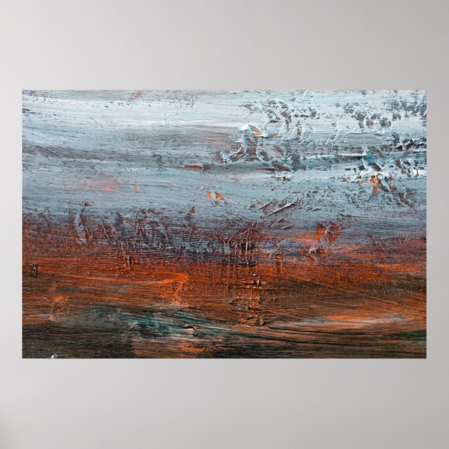 Poster Ciel gris (Devant)