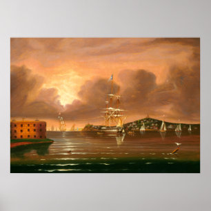 Poster Ciel menaçant par des chambres de Thomas