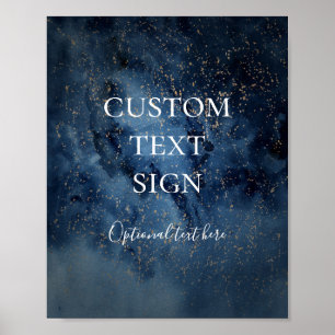 Poster Ciel nocturne céleste   Cartes et cadeaux personna