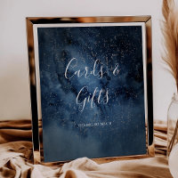 Ciel nocturne céleste | Panneau de cartes et de ca