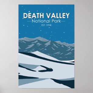 Poster Ciel nocturne du parc national de la vallée de la