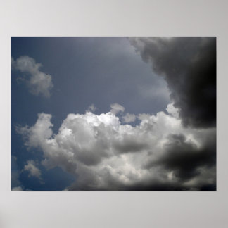Poster Ciel nuageux