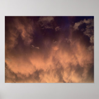 Poster Ciel orageux