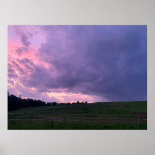 Poster Ciel pourpre