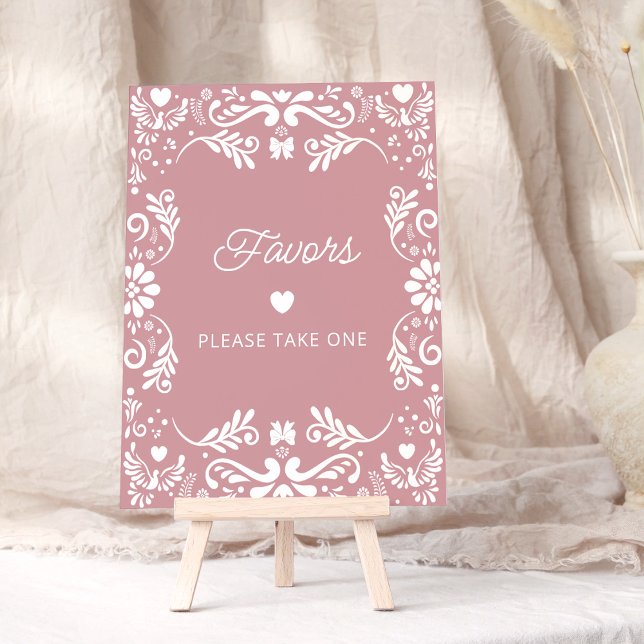 Poster Cielito Lindo Mexicaine Fille Baby shower Faveurs (Créateur téléchargé)