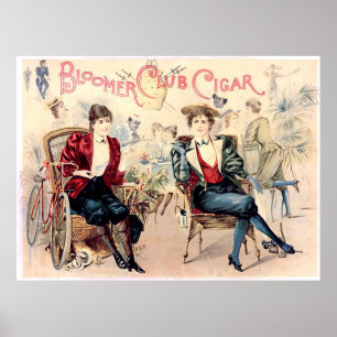 Poster Cigar Bloomer Club