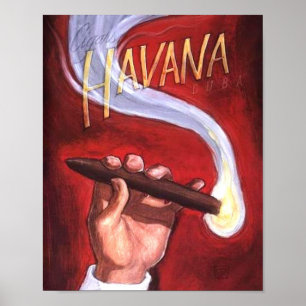 Poster Cigar de La Havane