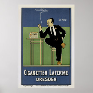 Poster Cigaretten Laferme Dresden