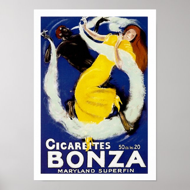 Poster Cigarettes Bonza (Devant)
