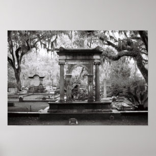 Poster Cimetière Bonaventure Savannah