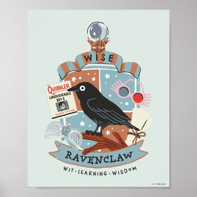 Poster Cimetière de caricature Wise Ravenclaw (Devant)