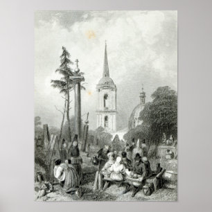 Poster Cimetière de l'église Smolensko