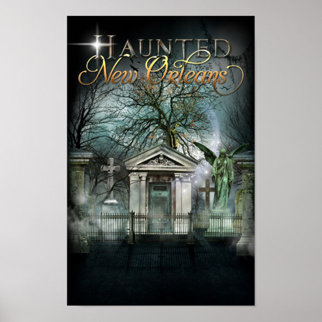 Poster Cimetière fantôme de la Nouvelle-Orléans (Devant)