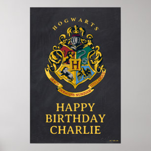 Poster Cimier de Poudlard Harry Potter Anniversaire