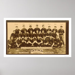 Poster Cincinnati Reds Baseball 1913