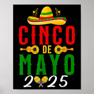 Poster Cinco De Mayo 2025 Fiesta Party Mexican 5 De Mayo