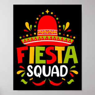 Poster Cinco De Mayo Fiesta Squad Famille A