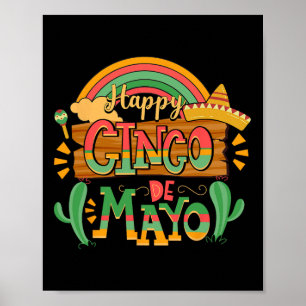 Poster Cinco De Mayo Hommes Femmes Enfants 5 De Mayo Mexi
