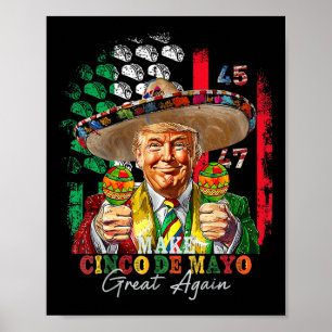 Poster Cinco De Mayo Rendons Le Cinco De Mayo De Nouveau 