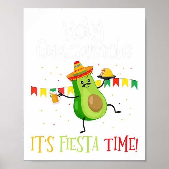 Poster Cinco de Mayo - Saint-Guacamole Sa Fête Mexicaine (Devant)