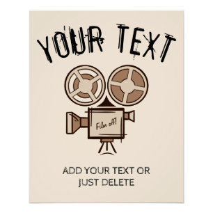 Poster cinéaste, producteur de films, réalisateur, acteur