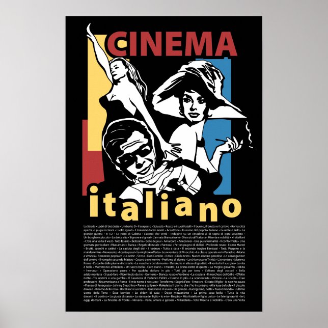Poster Cinema Italiano (Vorne)