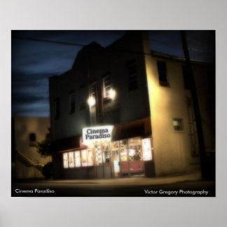 Poster Cinéma Paradiso, Victor Gregory Photographie