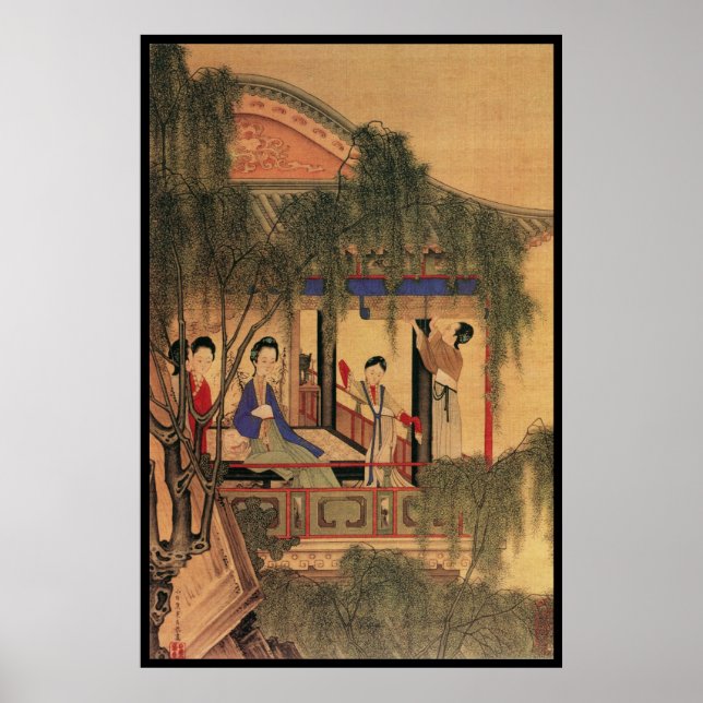 Poster Cinq dames chinoises (Devant)