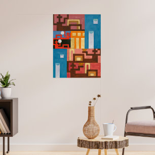 Poster Cinq figures étendues Sophie Taeuber-Arp