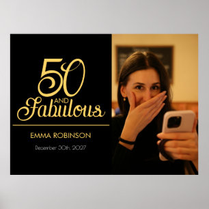Poster Cinquante ans et Fantastique Photo 50e Anniversair