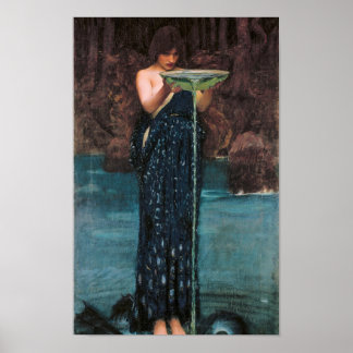 Poster Circe Invidiosa. Jealous Circe, 1892 par John Will