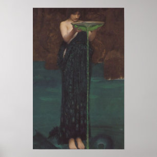 Poster Circe Invidiosa par John William Waterhouse