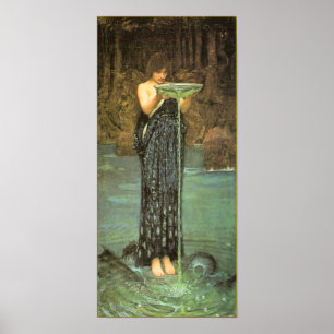 Poster Circe Invidiosa par John William Waterhouse
